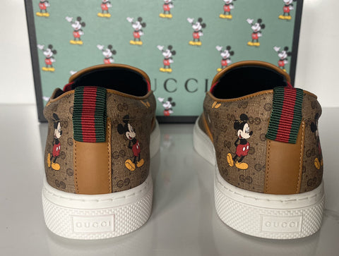 Gucci Men’s GG Supreme Mickey Mouse Sneakers 7.5 US (Gucci 7) Italy 603689 NIB