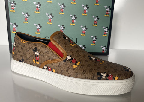 Gucci Men’s GG Supreme Mickey Mouse Sneakers 7.5 US (Gucci 7) Italy 603689 NIB
