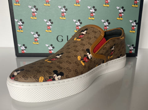 Gucci Men’s GG Supreme Mickey Mouse Sneakers 7.5 US (Gucci 7) Italy 603689 NIB