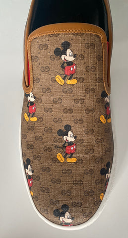 Gucci Men’s GG Supreme Mickey Mouse Sneakers 7.5 US (Gucci 7) Italy 603689 NIB