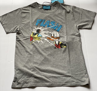 Gucci Donald Duck Flash Disney Gray Jersey T-Shirt M (Oversized) 548334 NWT