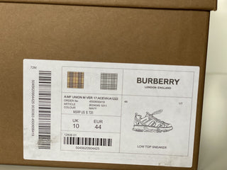 Burberry MF UNION M VER Men's  Navy Sneakers 11 US (44 Euro) 8024045 IT NIB $720