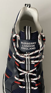 Burberry MF UNION M VER Men's  Navy Sneakers 11 US (44 Euro) 8024045 IT NIB $720