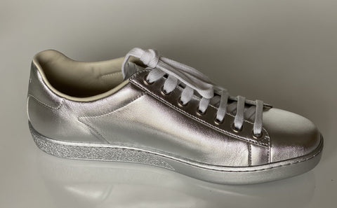 Gucci Ace Men's Low-top Silver Sneakers 10.5 US (Gucci 10) 660266  Italy NIB