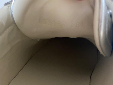 Gucci Ace Men's Low-top Silver Sneakers 10.5 US (Gucci 10) 660266  Italy NIB