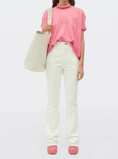 Bottega Veneta High-Waisted Jeans White 2 US (38 Euro) 630693 Italy NWT $950