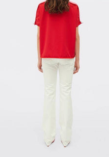 Bottega Veneta High-Waisted Jeans White 2 US (38 Euro) 630693 Italy NWT $950