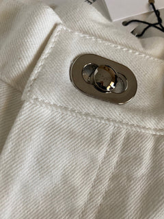 Bottega Veneta High-Waisted Jeans White 2 US (38 Euro) 630693 Italy NWT $950