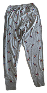 Polo Ralph Lauren Men's Bear Gray Jogger Pajama Pants Cotton Small NWT