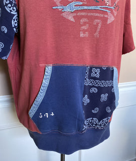 Polo Ralph Lauren Logo Short Sleeve T-Shirt with Hoodie Large NWT $188