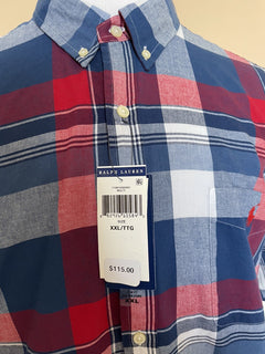 Polo Ralph Lauren Men's Multicolor Short Sleeve Dress Shirt 2XL/2TG NWT $115