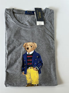 Polo Ralph Lauren Bear Cotton T-Shirt Gray 2XL/2TG NWT