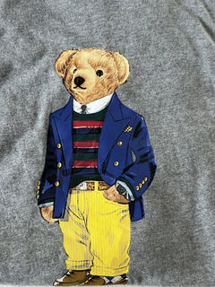 Polo Ralph Lauren Bear Cotton T-Shirt Gray 2XL/2TG NWT