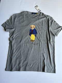 Polo Ralph Lauren Bear Cotton T-Shirt Gray 2XL/2TG NWT