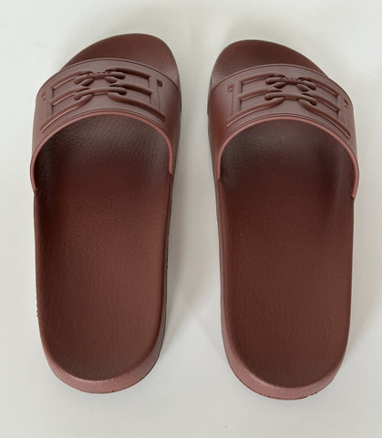 Bally Scotty Men's Slide Rubber Heritage Red Logo Sandals 11 US 6300475 IT NIB