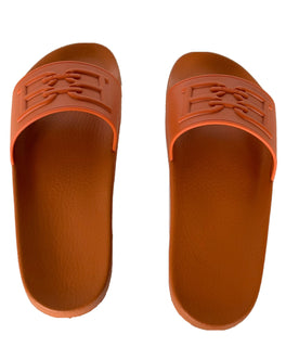 Bally Scotty Men's Slide Rubber Mandarin Logo Sandals 11 US 6300612 Italy NIB