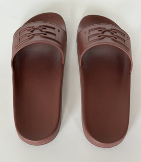 Bally Scotty Men's Slide Rubber Heritage Red Logo Sandals 10 US 6300475 IT NIB
