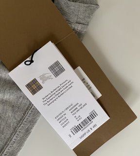 Burberry Sayers Gray Swan Print Cotton T-shirt M (Oversized) Portugal NWT $480