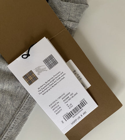 Burberry Sayers Gray Swan Print Cotton T-shirt M (Oversized) Portugal NWT $480