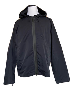 Bottega Veneta Men's Blouson Tech Nylon Black Jacket with Hoodie 40 US NWT $1850