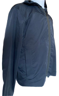 Bottega Veneta Men's Blouson Tech Nylon Black Jacket with Hoodie 40 US NWT $1850