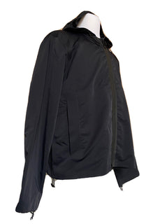Bottega Veneta Men's Blouson Tech Nylon Black Jacket with Hoodie 40 US NWT $1850