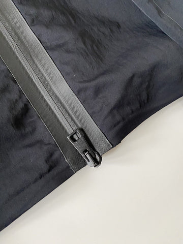 Bottega Veneta Men's Blouson Tech Nylon Black Jacket with Hoodie 42 US NWT $1850