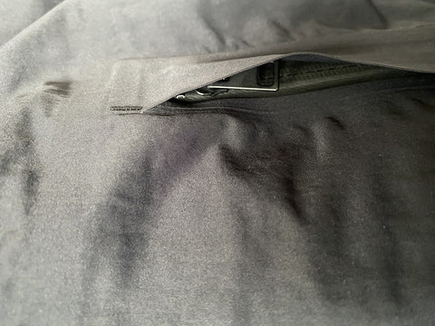 Bottega Veneta Men's Blouson Tech Nylon Black Jacket with Hoodie 42 US NWT $1850