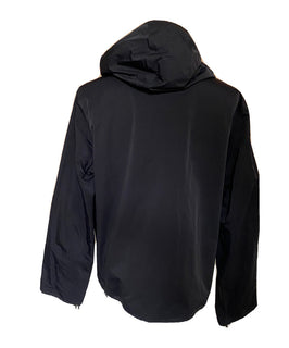 Bottega Veneta Men's Blouson Tech Nylon Black Jacket with Hoodie 42 US NWT $1850
