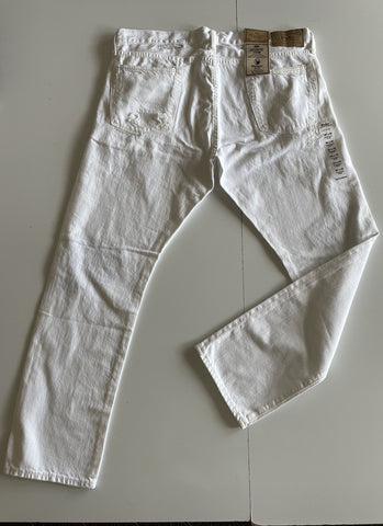 Polo Ralph Lauren Men's The Sullivan Slim White Jeans Size 36x32 (38") NWT $188