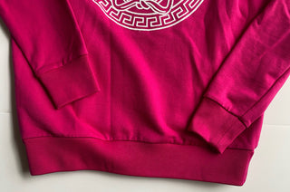 Versace Women's Medusa Hooded Pink Jacket 10 US (44 Euro) A231242 IT NWT $950