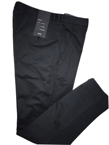 Boss Hugo Boss Clive Mens Cotton Slim Fit Dark Blue Pants 54 Eu(38R US) NWT $215