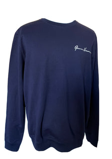 Versace Men's Long Sleeve Sweatshirt Blue Size 3XL A85327 Italy NWT $525