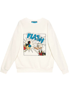 Gucci Donald Duck Flash Disney Sweatshirt White Size Medium 617964 Italy NWT
