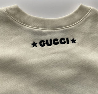 Gucci Donald Duck Flash Disney Sweatshirt White Size Medium 617964 Italy NWT