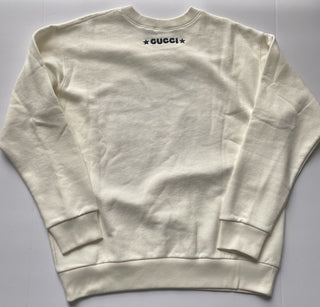 Gucci Donald Duck Flash Disney Sweatshirt White Size Medium 617964 Italy NWT