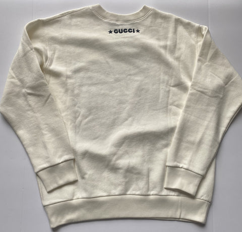 Gucci Donald Duck Flash Disney Sweatshirt White Size Medium 617964 Italy NWT