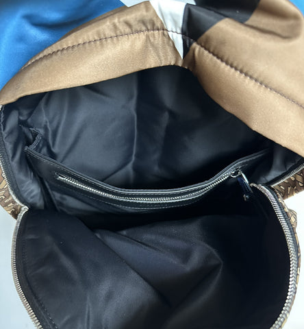 Burberry Monogram Nylon Backpack Bridal Brown Made in Italy 80448241 NWT