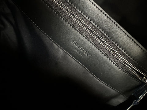 Burberry Monogram Nylon Backpack Bridal Brown Made in Italy 80448241 NWT