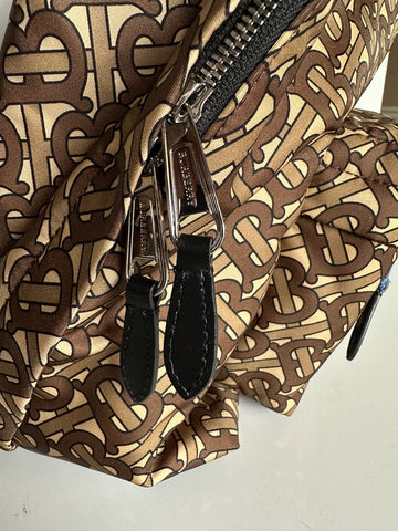 Burberry Monogram Nylon Backpack Bridal Brown Made in Italy 80448241 NWT