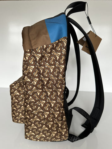 Burberry Monogram Nylon Backpack Bridal Brown Made in Italy 80448241 NWT