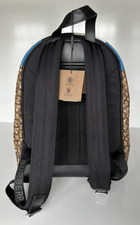 Burberry Monogram Nylon Backpack Bridal Brown Made in Italy 80448241 NWT
