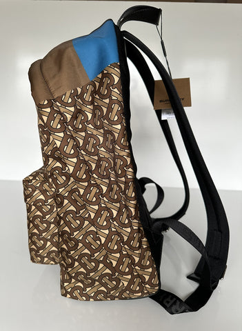 Burberry Monogram Nylon Backpack Bridal Brown Made in Italy 80448241 NWT