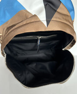 Burberry Monogram Nylon Backpack Bridal Brown Made in Italy 80448241 NWT
