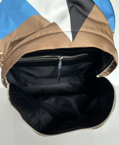 Burberry Monogram Nylon Backpack Bridal Brown Made in Italy 80448241 NWT