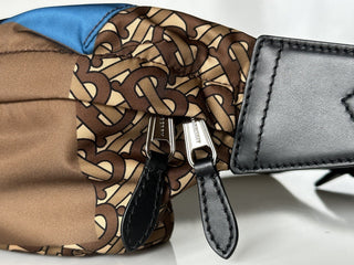 Burberry TB Monogram Print Sonny Brown Belt/Waist /Body Bag 80448311 NWT $1000