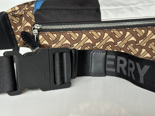 Burberry TB Monogram Print Sonny Brown Belt/Waist /Body Bag 80448311 NWT $1000