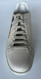 Gucci Men's Mickey Mouse Ivory Soft Leather Sneakers 8.5 US (41.5 Eu) 606110 NWT