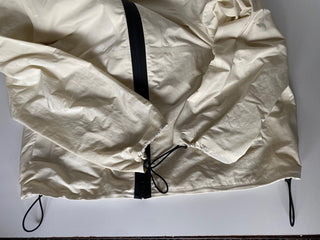 Bottega Veneta Men's Blouson Tech Nylon Chalk Jacket with Hoodie 40 US NWT $1850