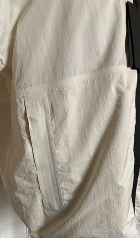 Bottega Veneta Men's Blouson Tech Nylon Chalk Jacket with Hoodie 40 US NWT $1850